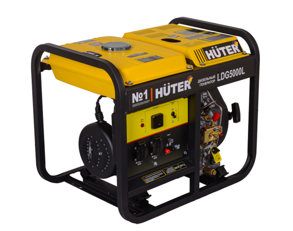 Электрогенератор дизельный Huter LDG 5000L