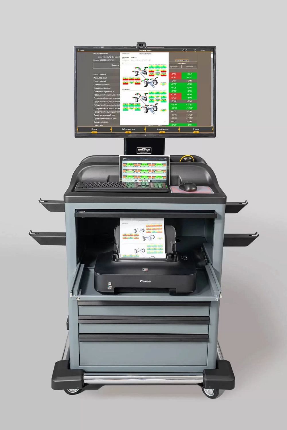 Мобильный стенд сход-развал 3D для грузовых автомобилей 7204 HT MC4