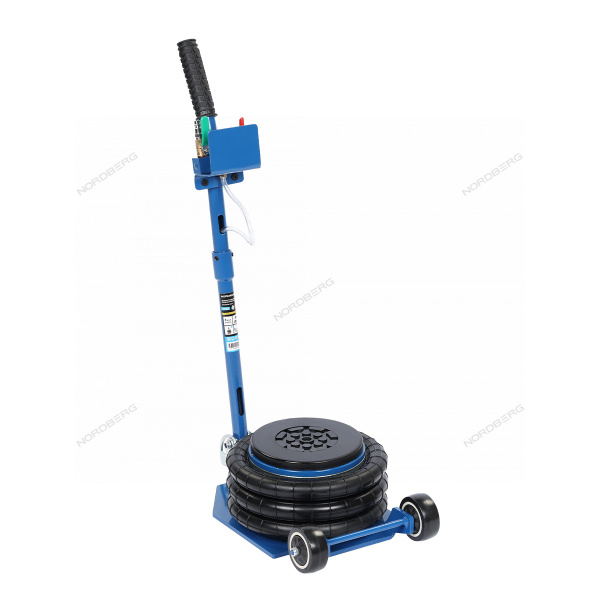 Домкрат подкатной, пневматический, 3 т N023