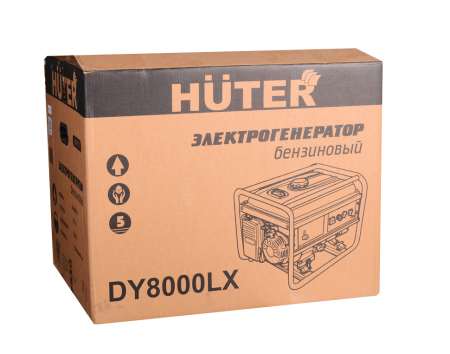 Портативный бензогенератор Huter DY8000LX