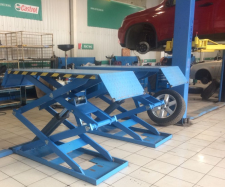 Ножничный электрогидравлический подъемник TS-1113